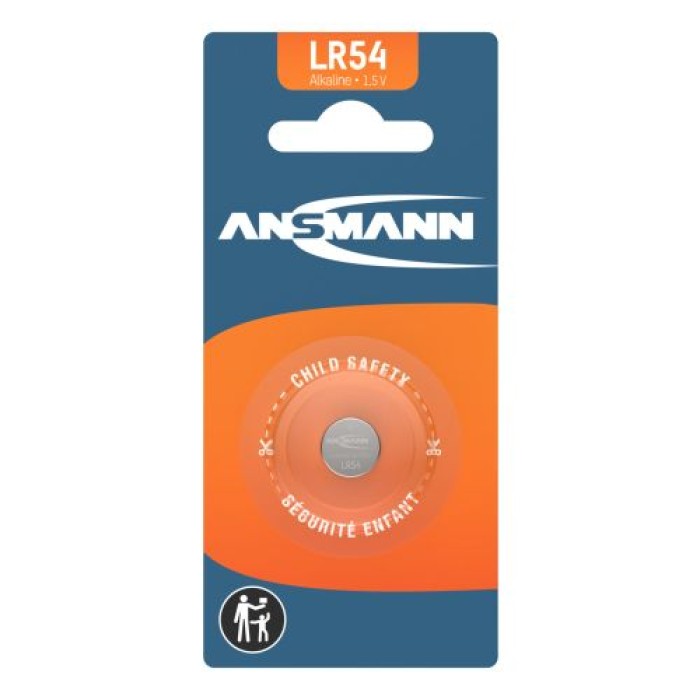 Αλκαλική μπαταρία κουμπιού LR54 / LR1130 / AG10