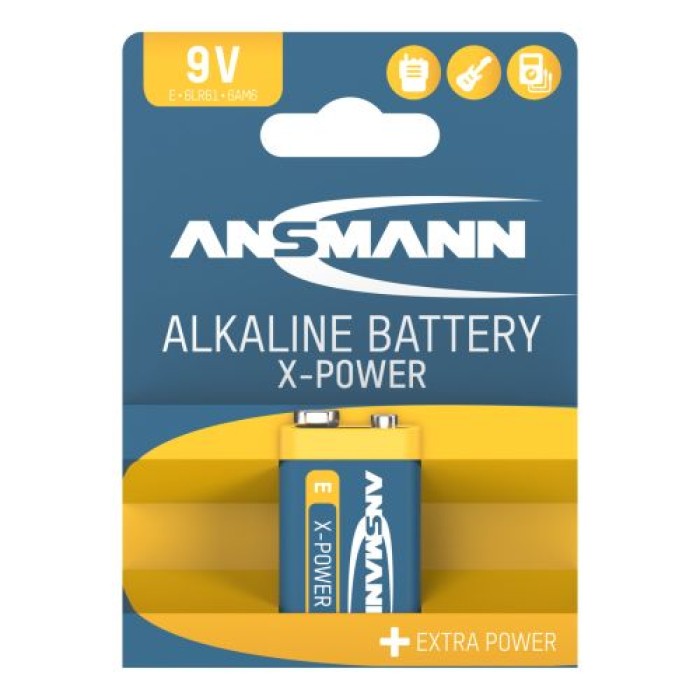 Blister αλκαλικής μπαταρίας X-Power E / 6LR61
