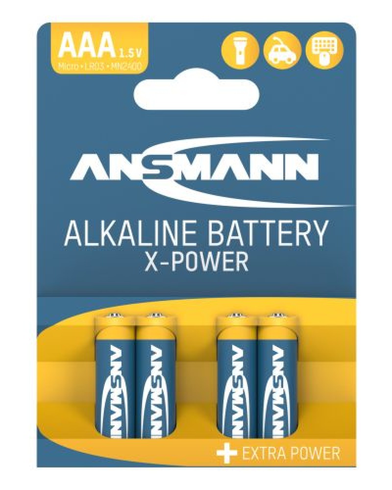 Αλκαλική μπαταρία X-Power Micro AAA / LR03