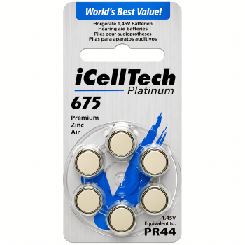 675DS (6άδα) Zinc Air Battery iCelltech