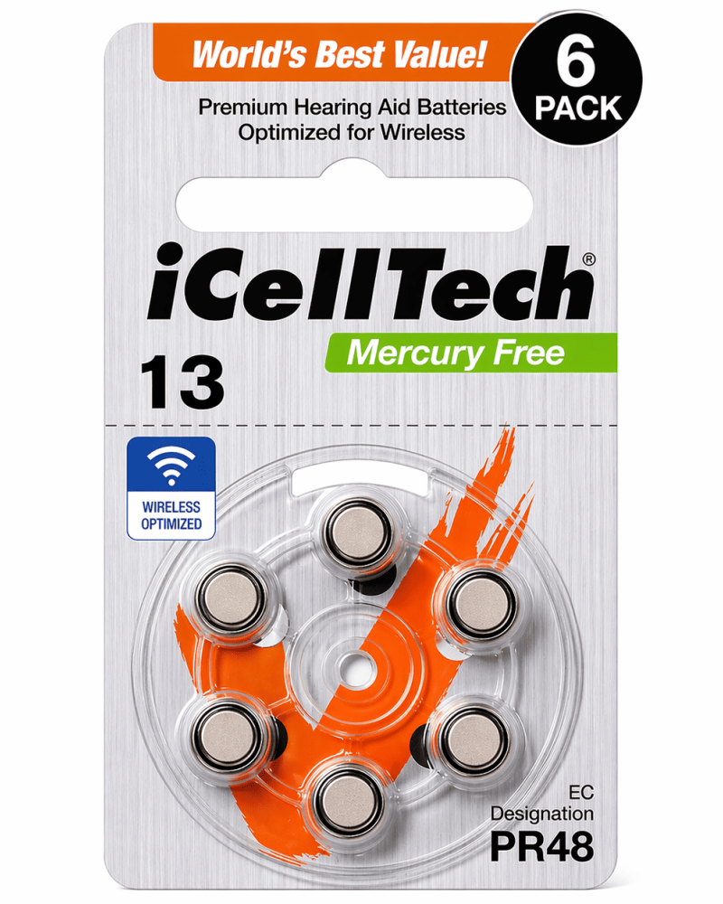 13DS (6άδα) Zinc Air Battery iCelltech