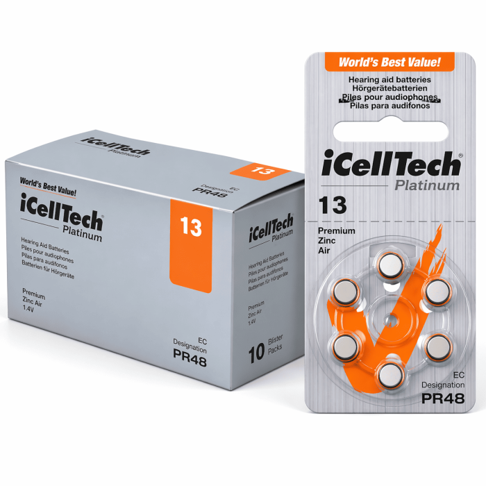 13DS (6άδα) Zinc Air Battery iCelltech