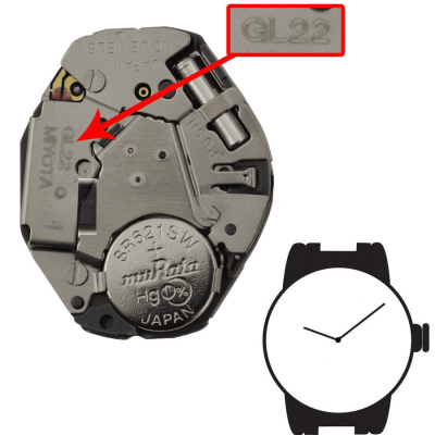 Μηχανή ρολογιού MIYOTA / CITIZEN GL20-00A