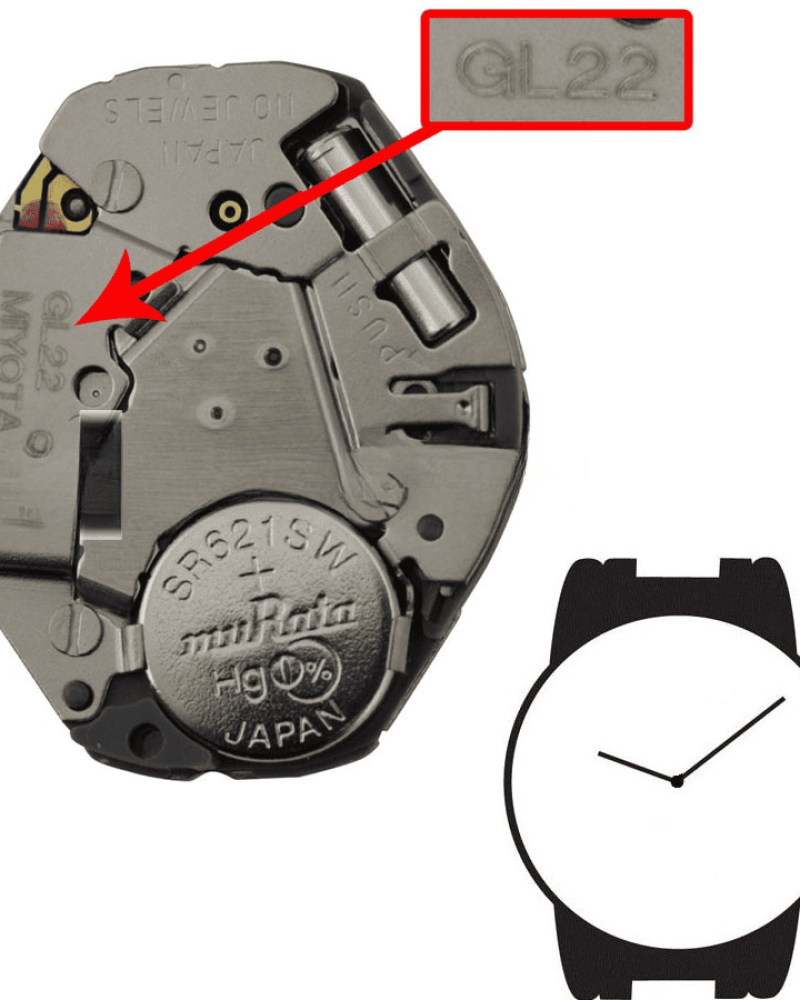 Μηχανή ρολογιού MIYOTA / CITIZEN GL20-00A